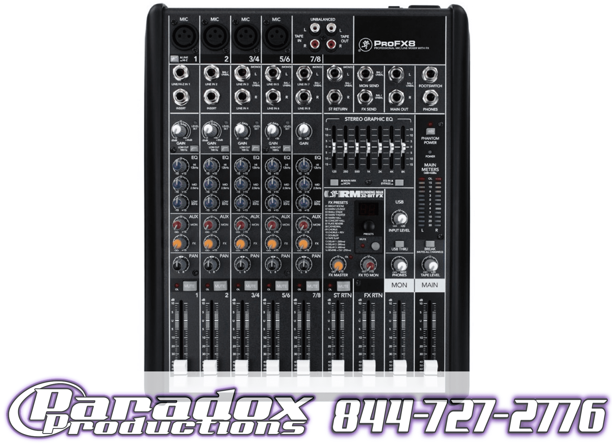 The paradox mx - sx is a multi - channel mixer.