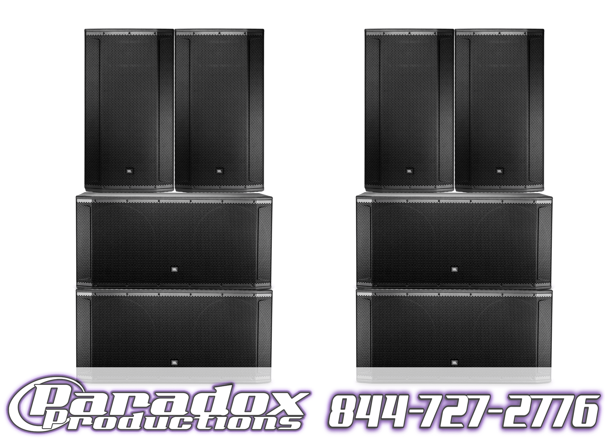 JBL SRX Speakers rental