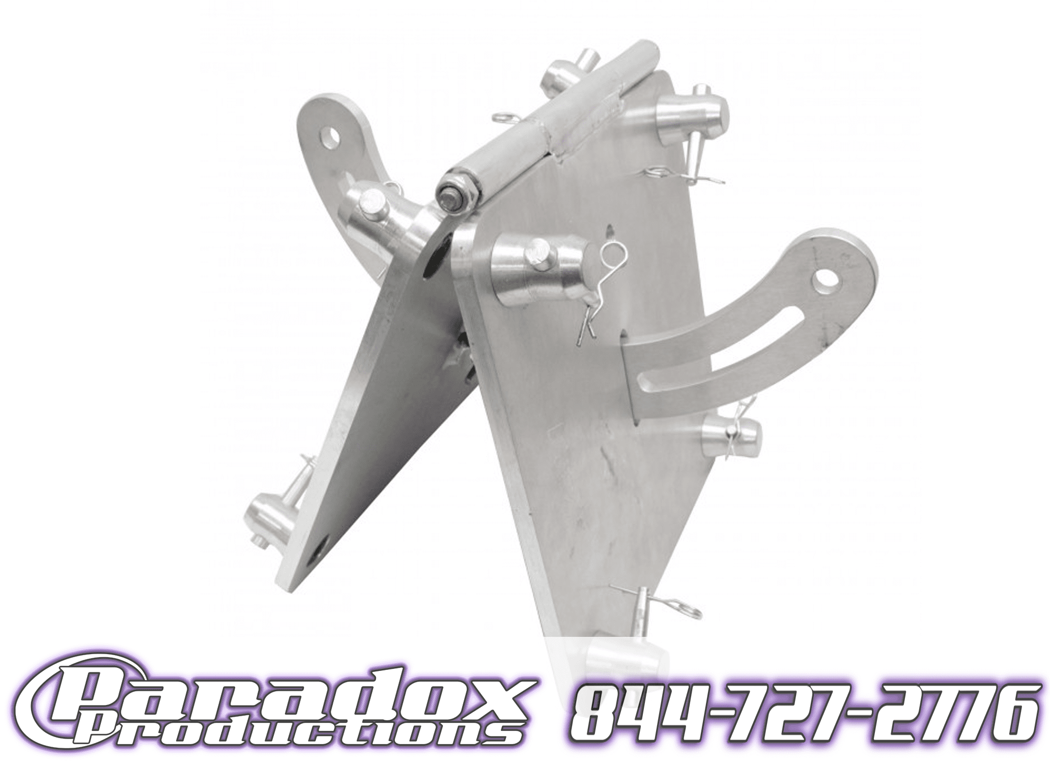 A Truss Hinge Plate with an attached hook.