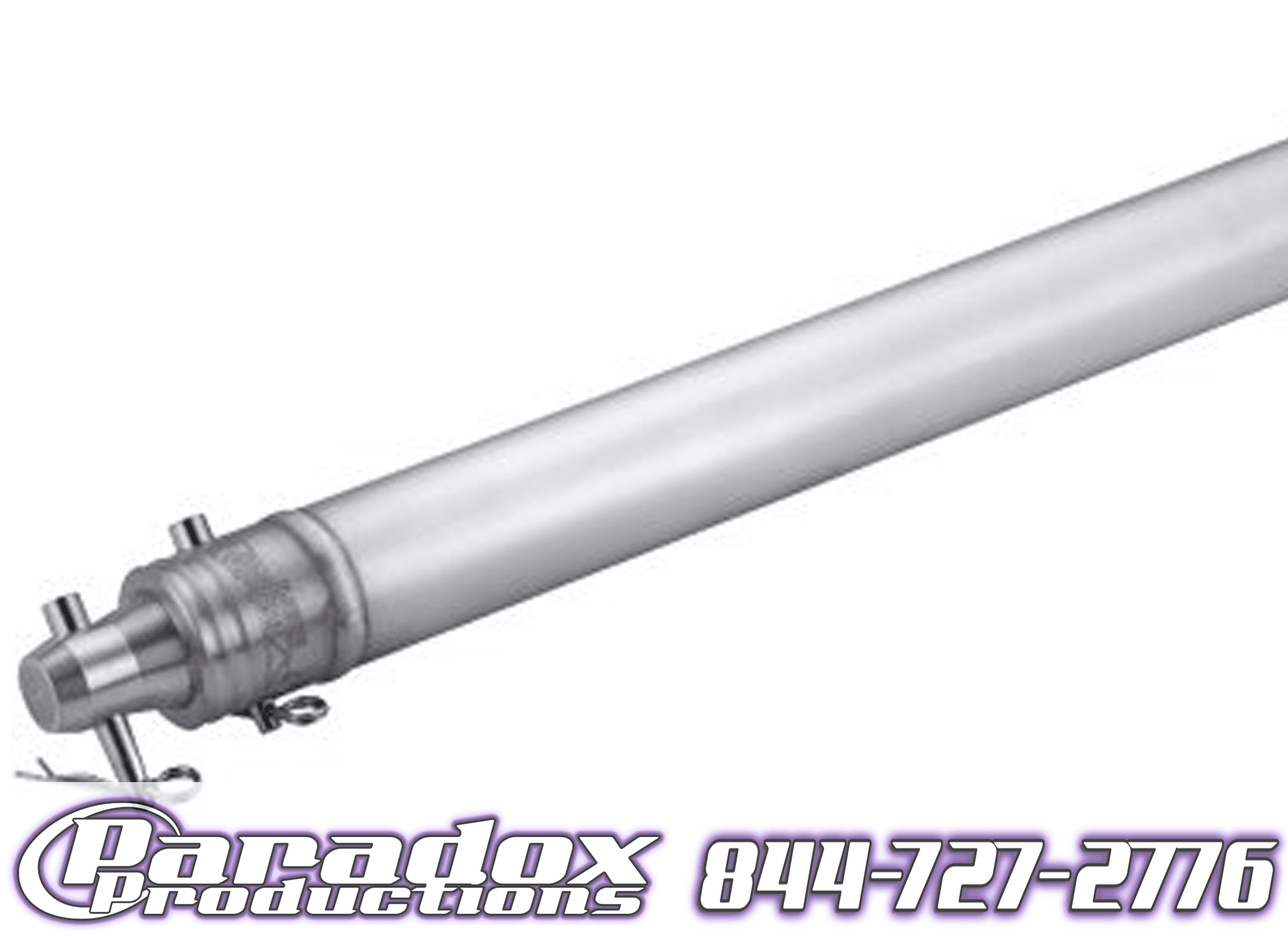 A single tube with a handle, designed like a truss.