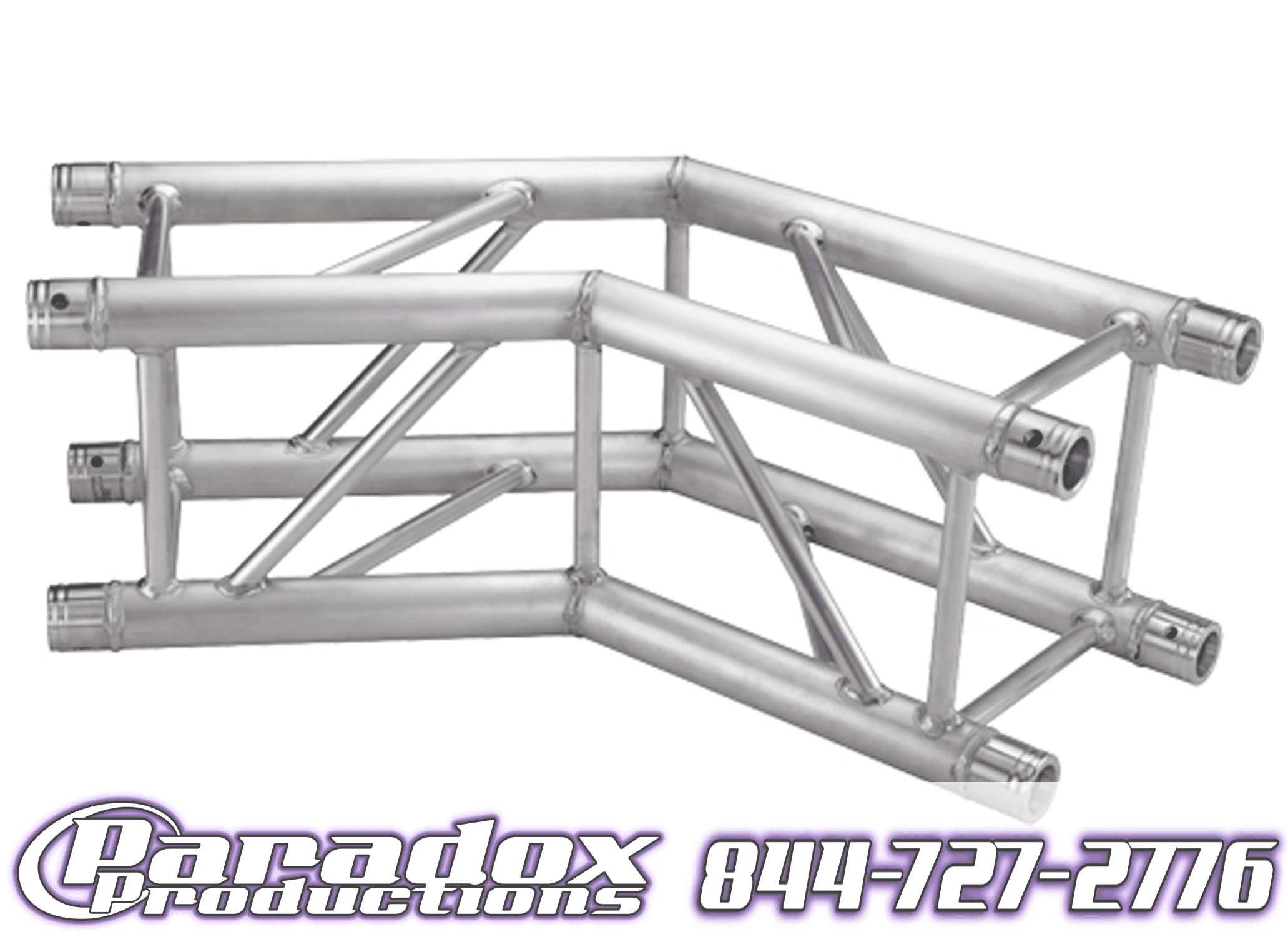 A 135 Degree Truss Corner against a white background.