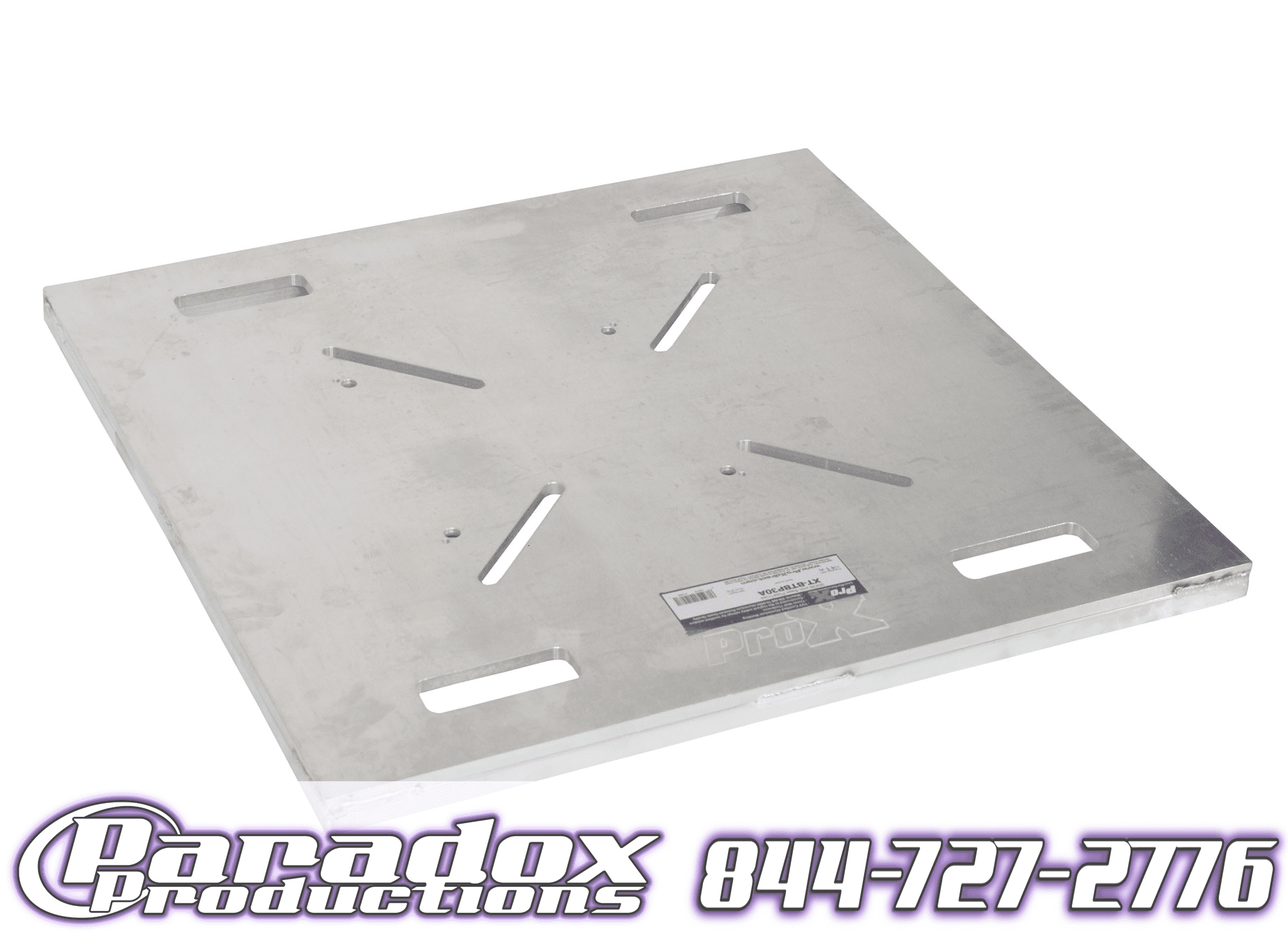 A Truss Base Plate with four holes on it.