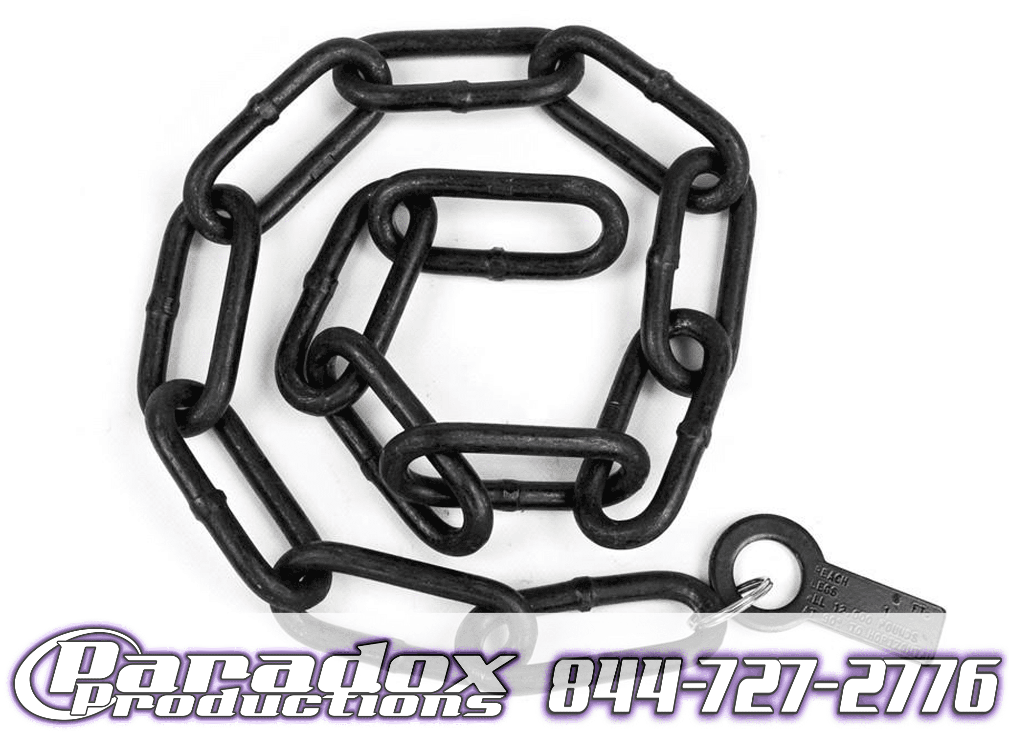 A black STAC Chain key.