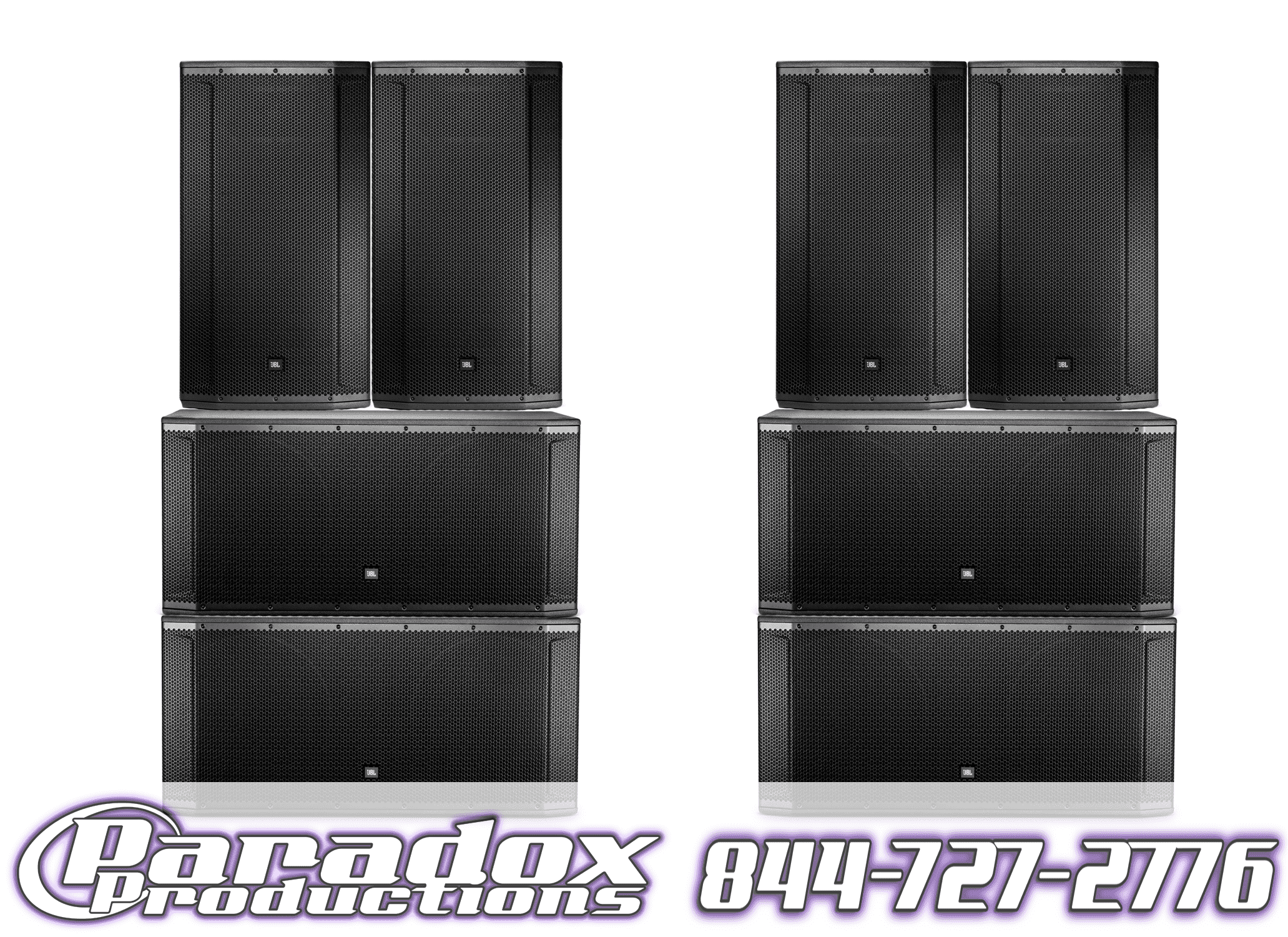 JBL SRX Speakers rental