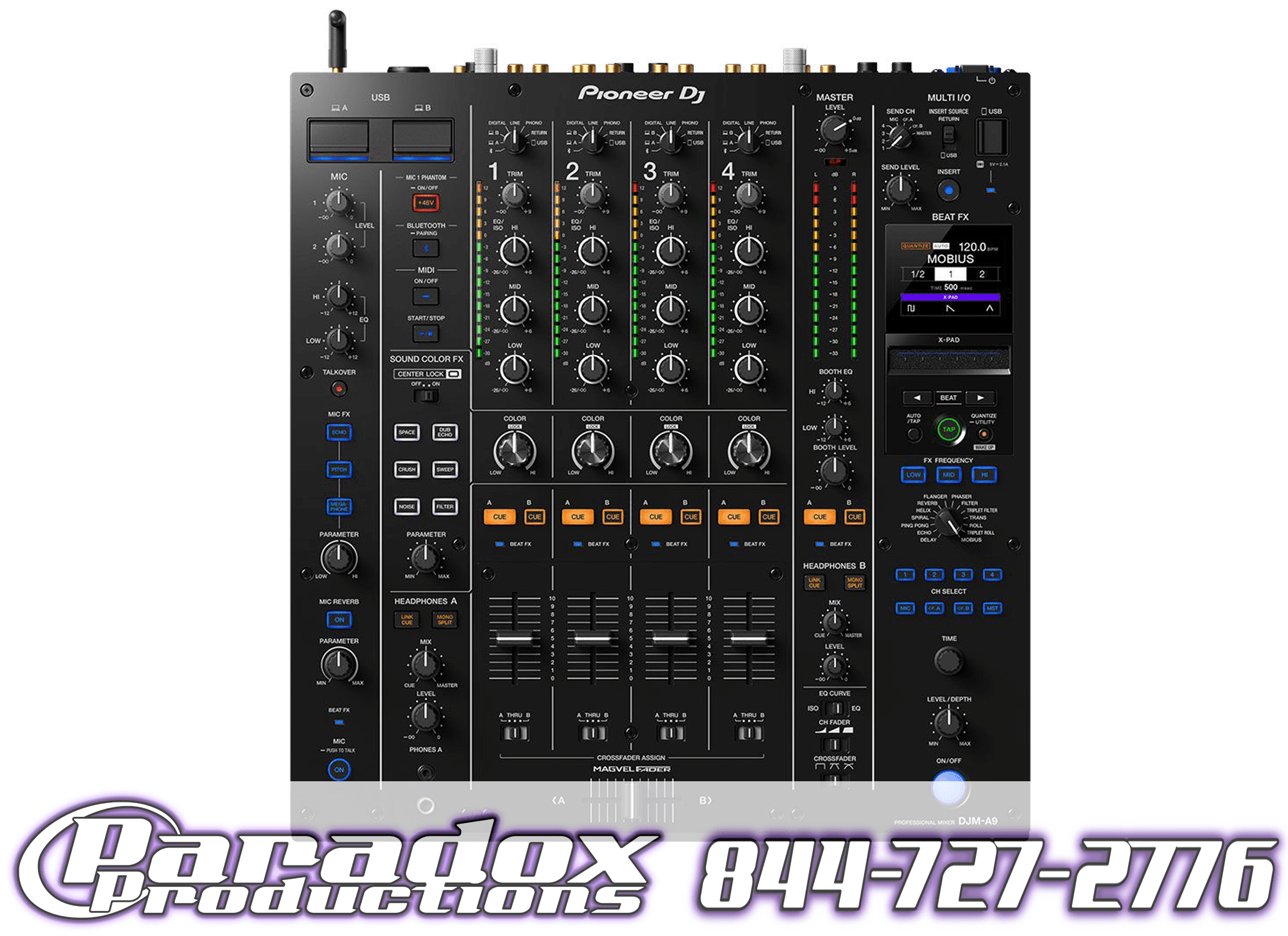 Pioneer djm-a9 dj mixer rental